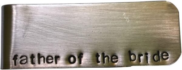 Bride's Father Copper Money Clip