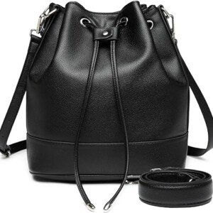 Bucket Bag with Detachable Straps for Women