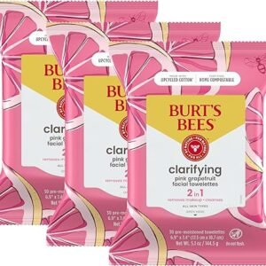 Burt’s Bees Watermelon Facial Towelettes (3-Pack)