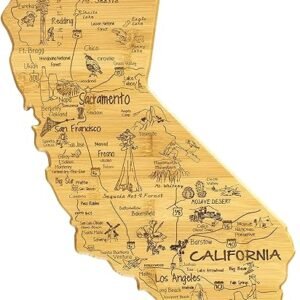 California State Shaped Serving and Cutting Board