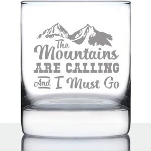 Calling Mountains – Funny Whiskey Rocks Glass