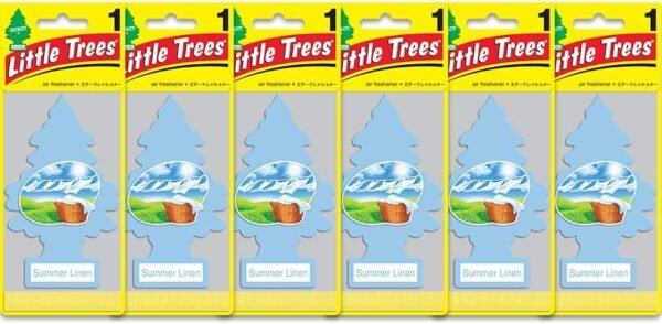 Car Air Freshener | Summer Linen | 6 Pack