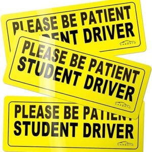 CARBATO Student Driver Safety Magnet Set