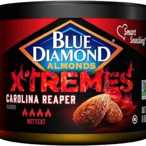 Carolina Reaper Flavored Almond Snack Cans