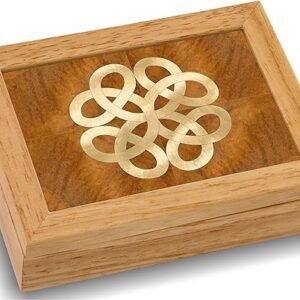 Celtic Wood Art Box – Handmade USA