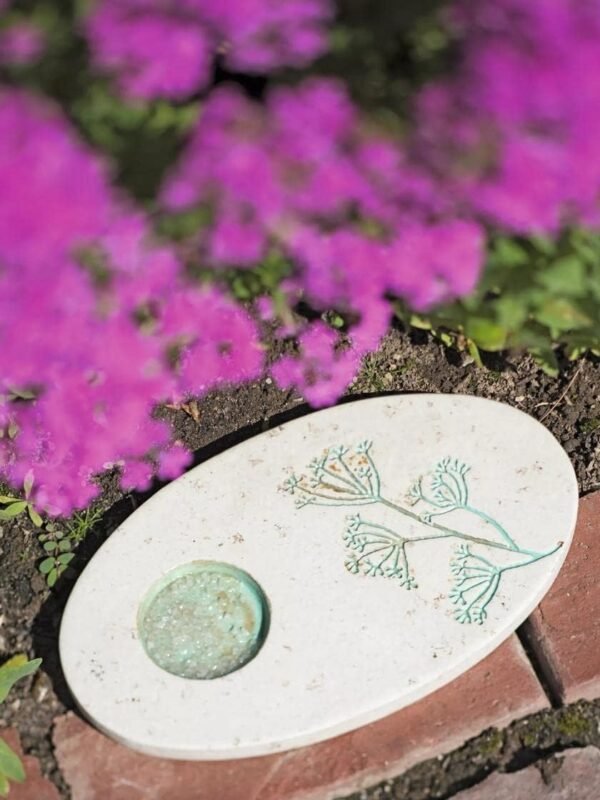 Ceramic Butterfly Puddling Stone: Decorative Garden Water Feature