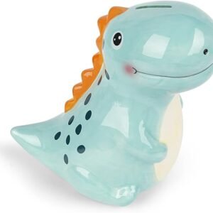 Ceramic Dinosaur Piggy Bank for Boys