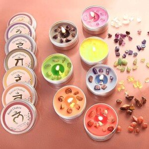 Chakra Candles Set: Inspireyes Gift for Women