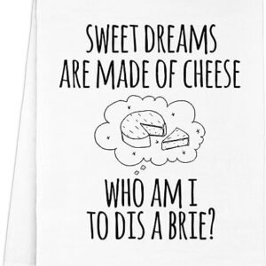 Cheese-themed Kitchen Towel, Funny Housewarming Gift