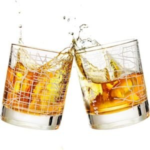 Chicago Map Etched Whiskey Glass Set