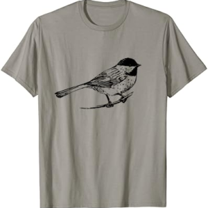 Chickadee Bird T-Shirt – Nature Lover Gift