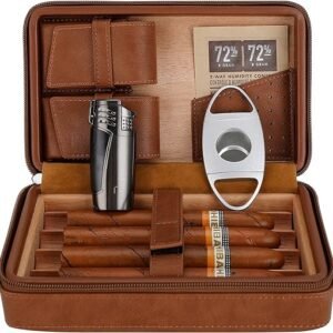 CiTree Cigar Travel Humidor with Accessories