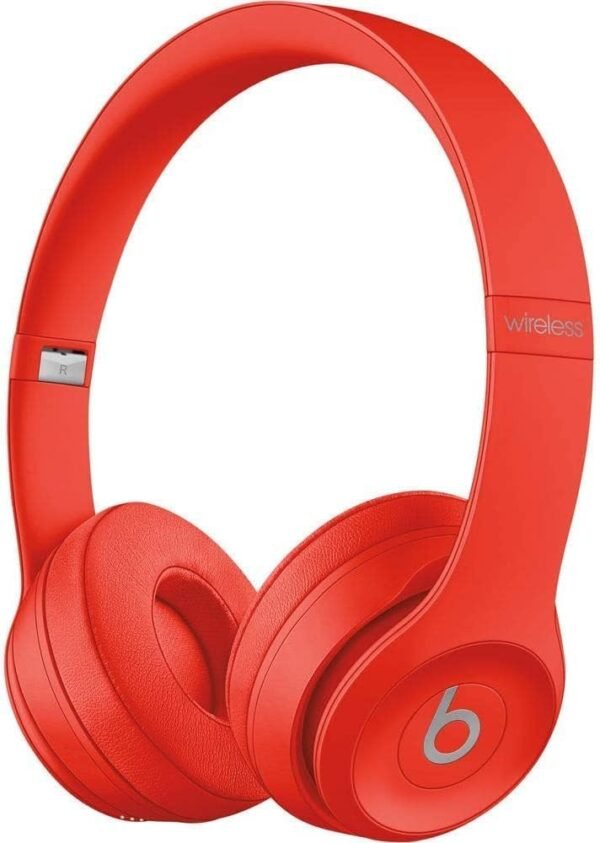 Citrus Red Renewed Beats Solo3 Headphones