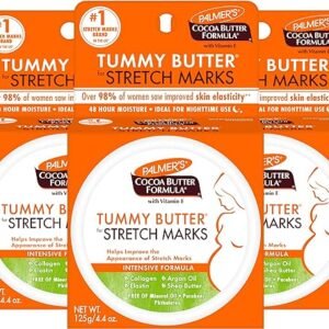 Cocoa Butter Tummy Balm for Stretch Marks (Pack of 3)