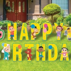 CoComelon Birthday Yard Signs with Stakes