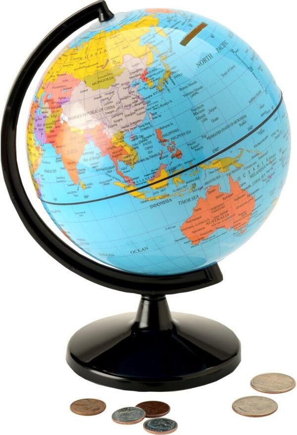 Coin Bank Globe for Kids