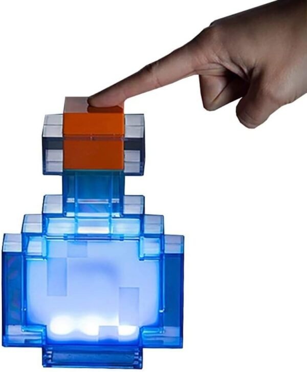 Color-Changing Minecraft Potion Bottle Lamp