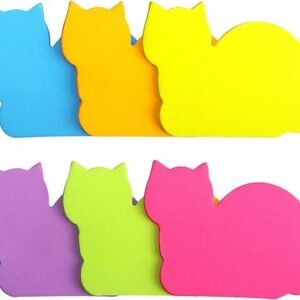 Colorful Cat Sticky Note Pads