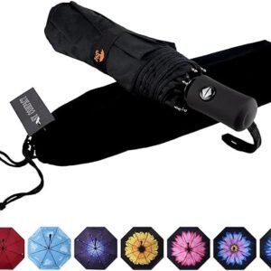 Compact Windproof Travel Umbrella – Factory Outlet