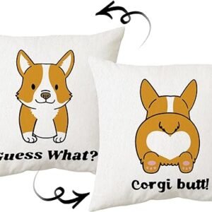 Corgi Dog Pillowcase Decorations for Home