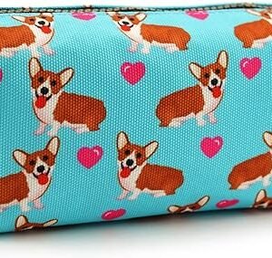 Corgi Dogs Canvas Pencil Case