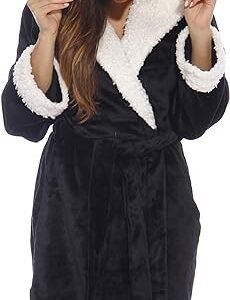 Critter Robe with Sherpa Trim