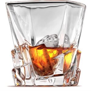 Crystal Iceberg Whiskey Glass Set