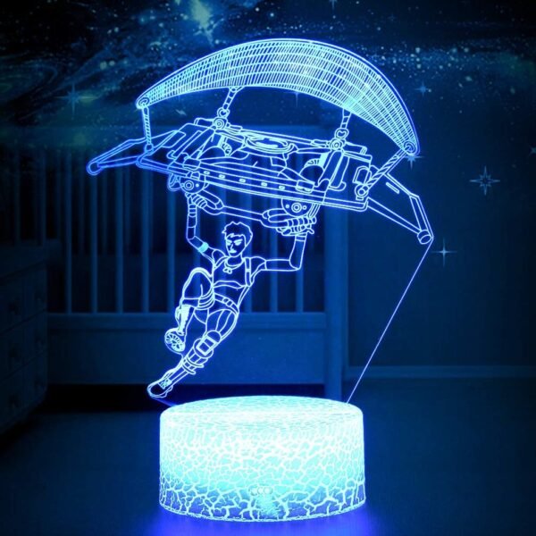 Crystal RGB 3D Lamp with Color Changing Base