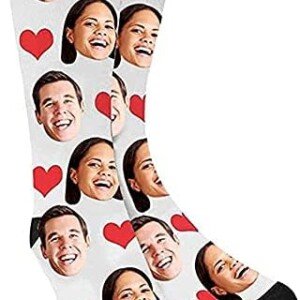 Custom Christmas Novelty Socks – Personalized Face