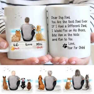 Custom Dog Dad Mug – Personalized Father’s Day Gift