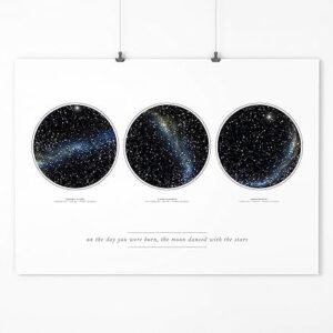 Custom Night Sky Star Map Print