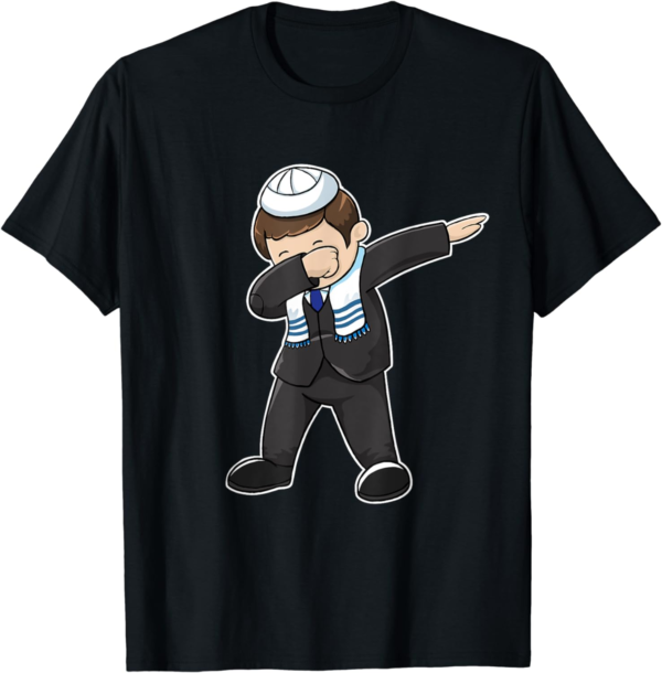 Dabbing Jewish Boy Hanukkah T-Shirt