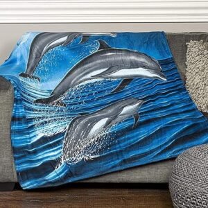 Dawhud Direct Dolphin Fleece Blanket