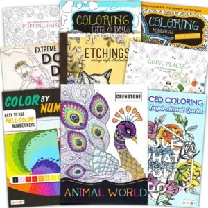 Deluxe Adult Coloring Book Bundle