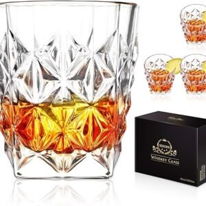Diamond Whiskey Glasses Set for Men