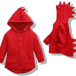 Dinosaur Hoodie Jacket for Toddler Boys