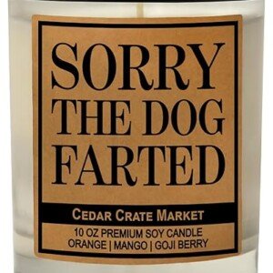 Dog Lover Gifts | Funny Dog Fart Candle