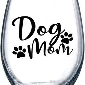 Dog Mom Wine Glass – Funny Bone Products