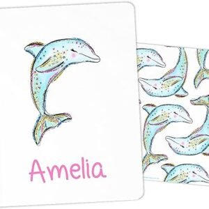 Dolphin Sketchbook: Personalized Spiral Bound