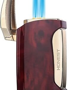 Double Jet Flame Cigar Lighter (Brown)