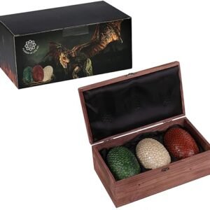 Dragon Eggs in Wooden Crate