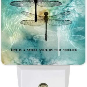 Dragonfly Love Nightlight for Bedroom