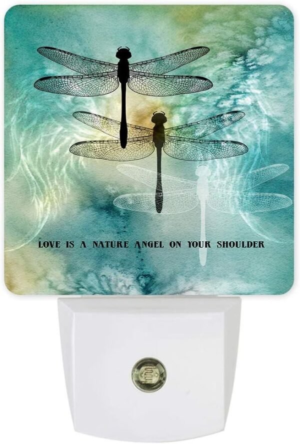 Dragonfly Love Nightlight for Bedroom