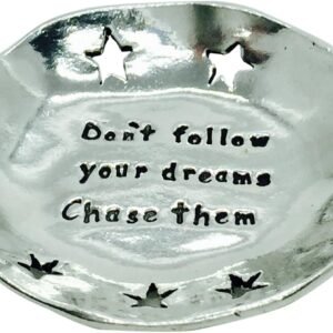 Dream-Chasing Pewter Trinket Dish