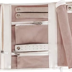 Elegant Vegan Leather Travel Jewelry Case