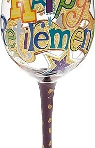 Enesco Retirement Wine Glass Gift