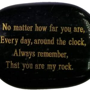 Engraved Rock: Long Distance Relationship Gift