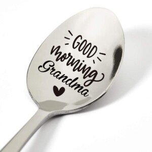 Engraved Stainless Steel Grandma Spoon: Funny Gift for Grandmother