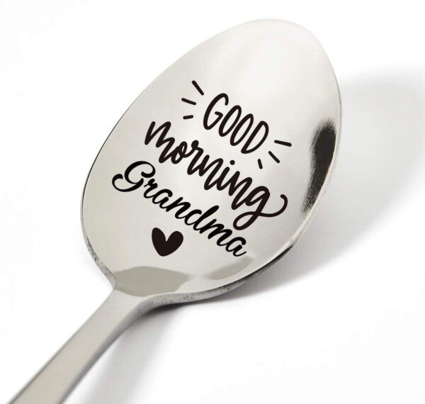 Engraved Stainless Steel Grandma Spoon: Funny Gift for Grandmother