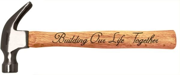 Engraved Steel Hammer Set for New Homeowners' Wedding